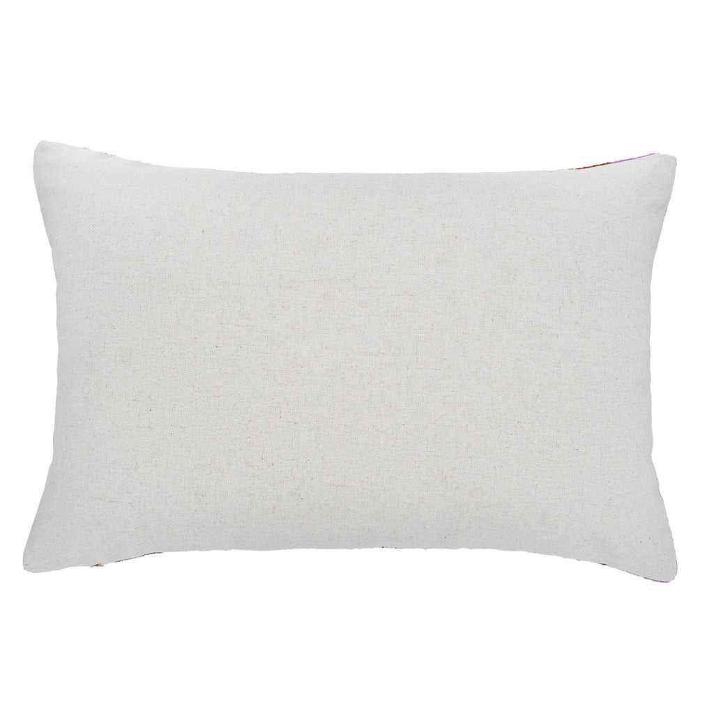 Labyrinth Silk Velvet Ikat Throw Cushion