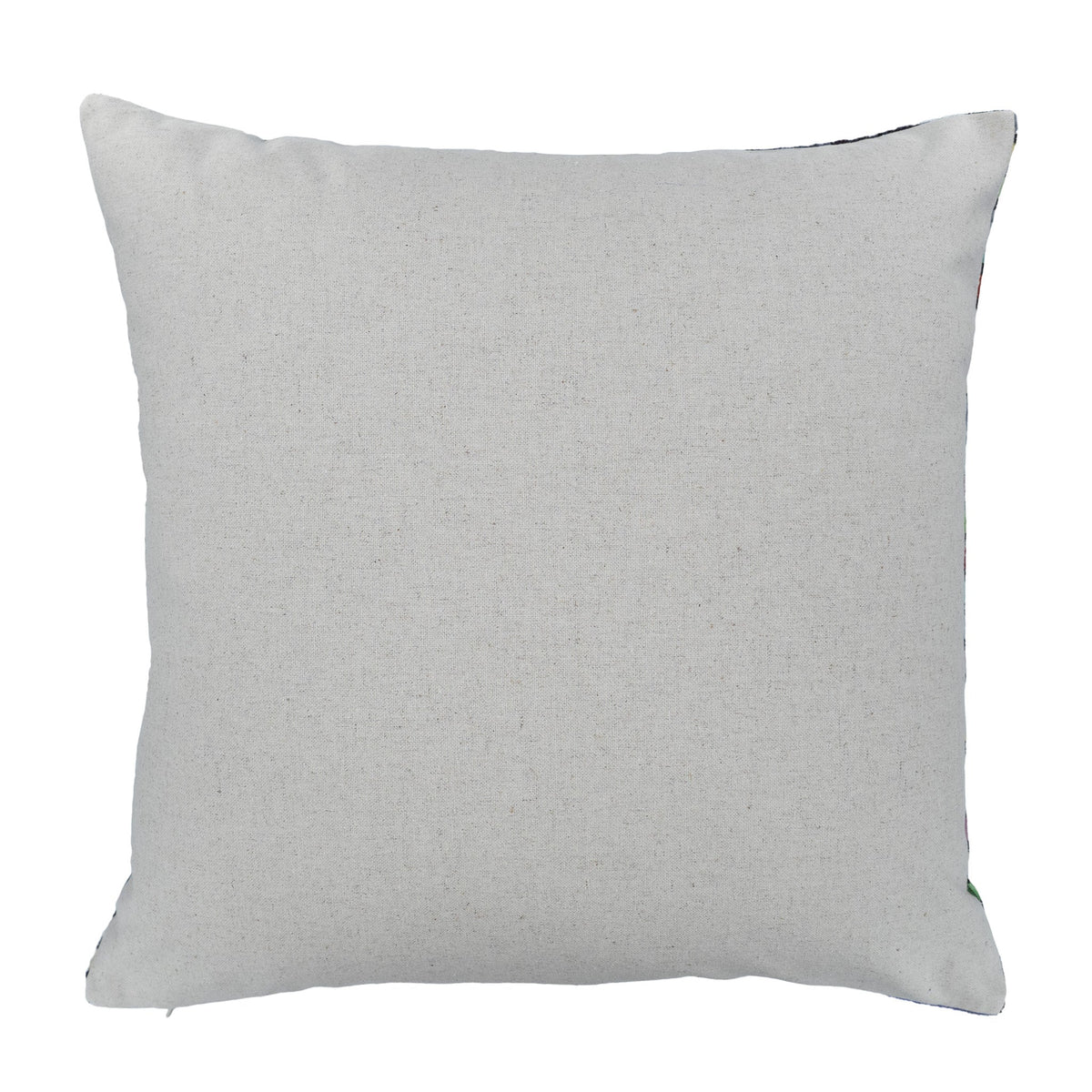 Stripes Silk Velvet Ikat Cushion
