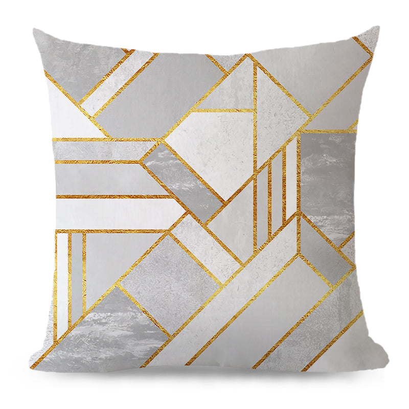 Geometric Throw Cushion