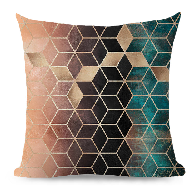 Geometric Throw Cushion