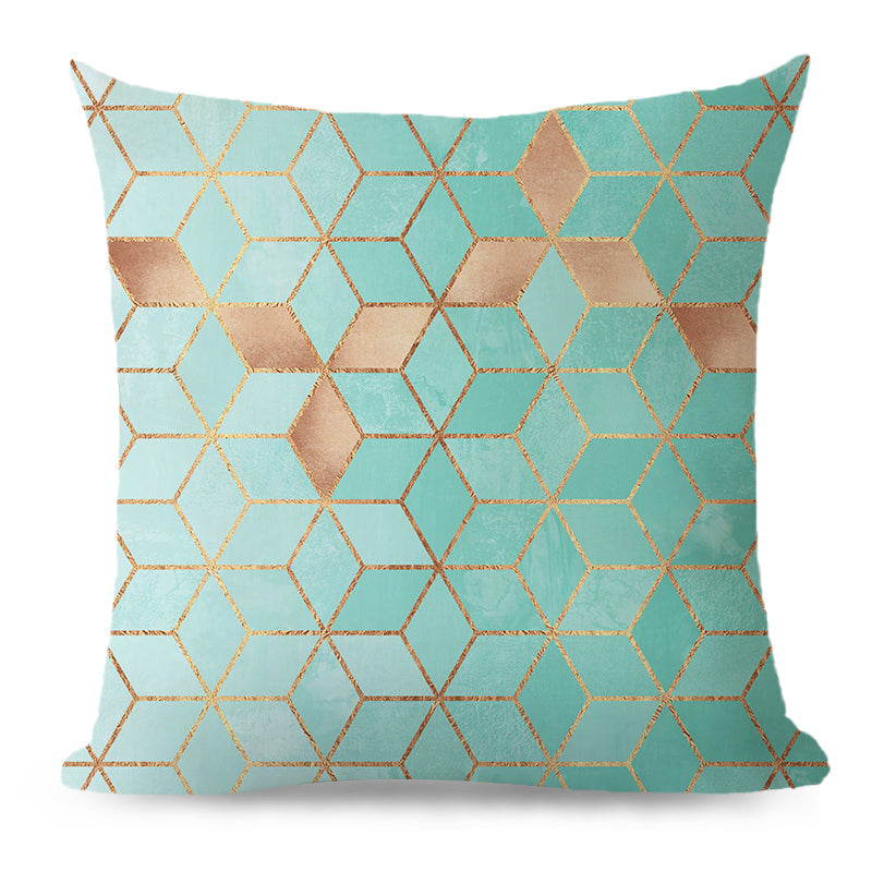 Geometric Throw Cushion