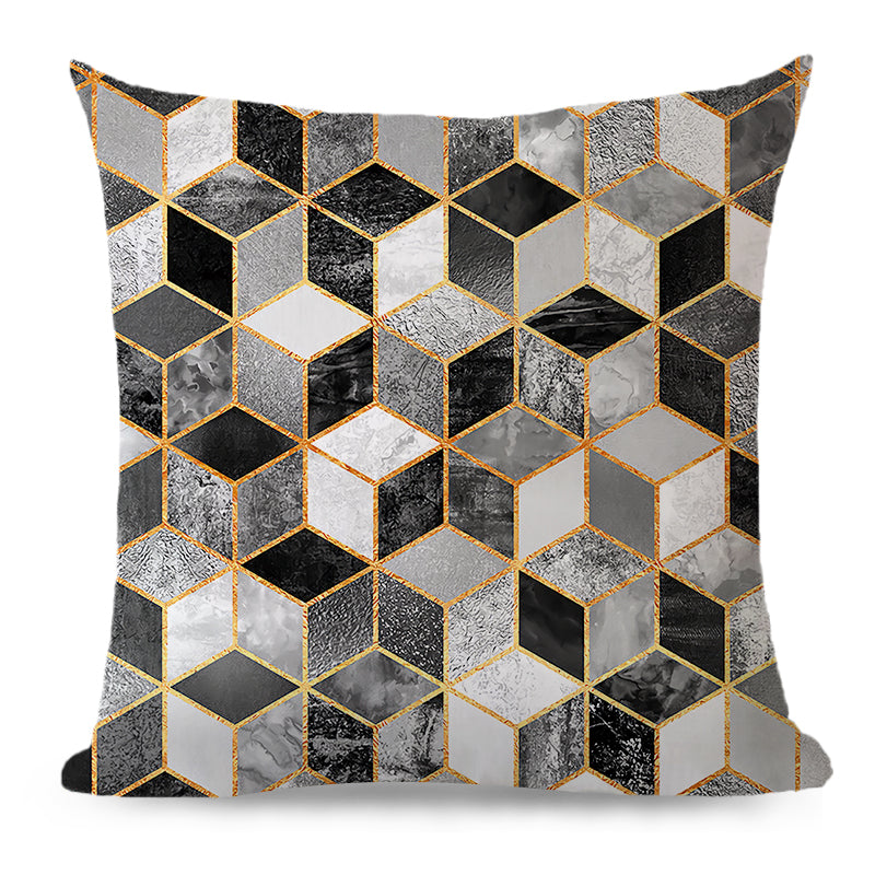 Geometric Throw Cushion