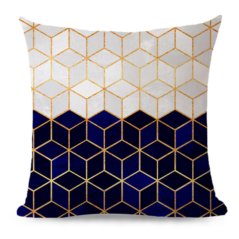 Geometric Throw Cushion