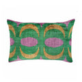 Bongo Silk Velvet Ikat Throw Cushion