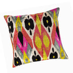 Euphora Silk Velvet Ikat Cushion