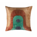 Madonna Silk Velvet Ikat Throw Cushion