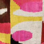 Rio Rio Silk Velvet Ikat Throw Cushion